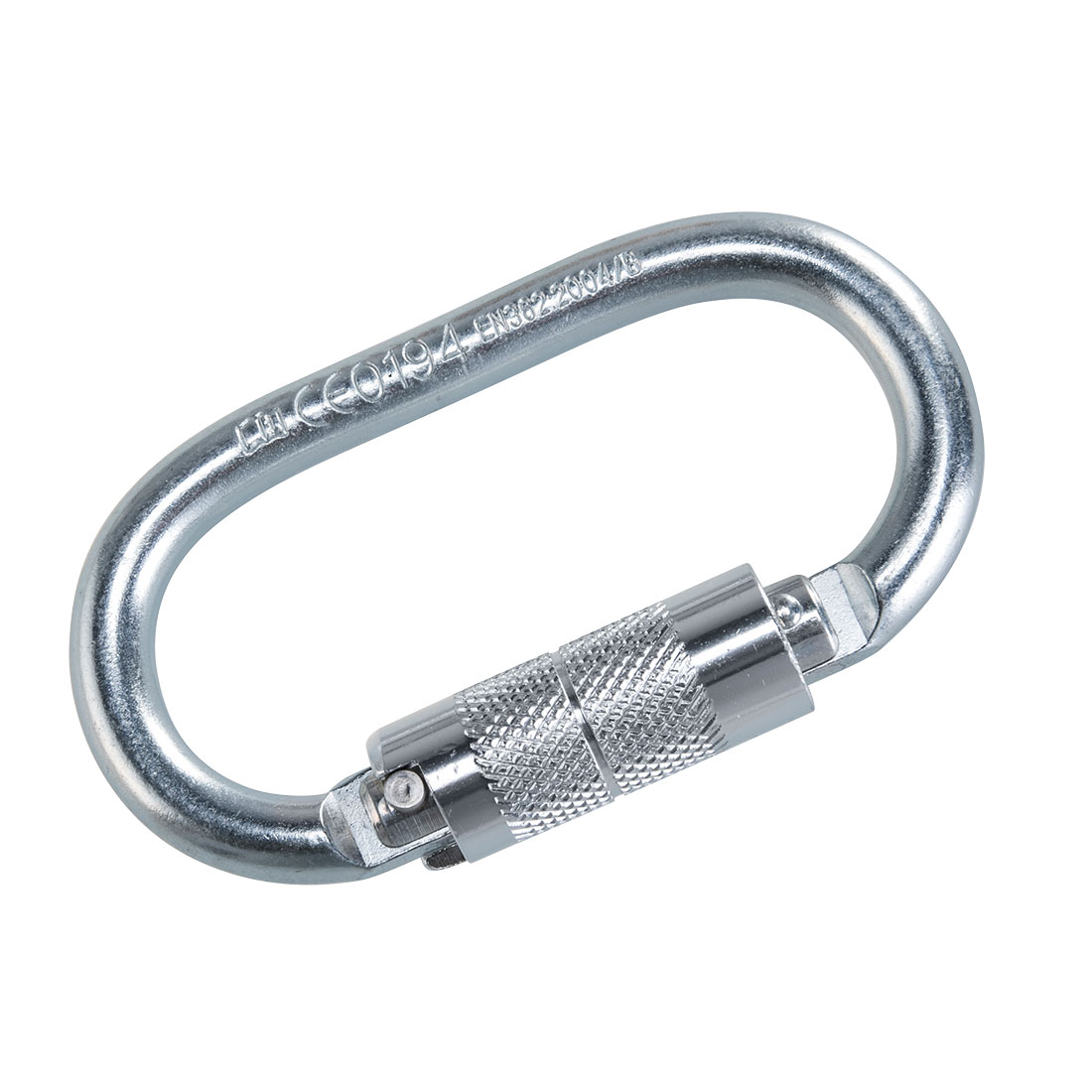 FP33SIR Portwest FP33 - Twist lock carabiner silver