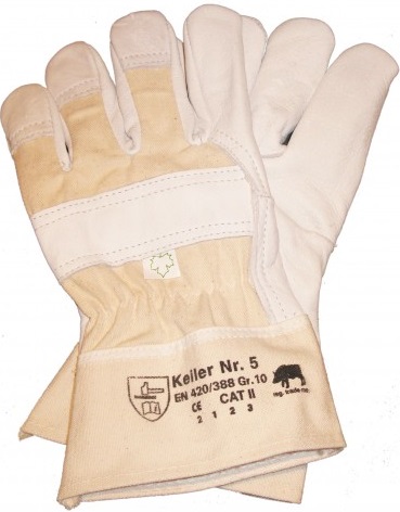 k-16005 Keiler No. 5 16005 Cow grain leather gloves
