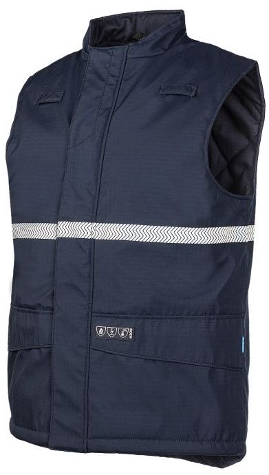 9376_B75___SIL Sioen Burvik 9376A2ET2 flame retardant antistatic quilted vest