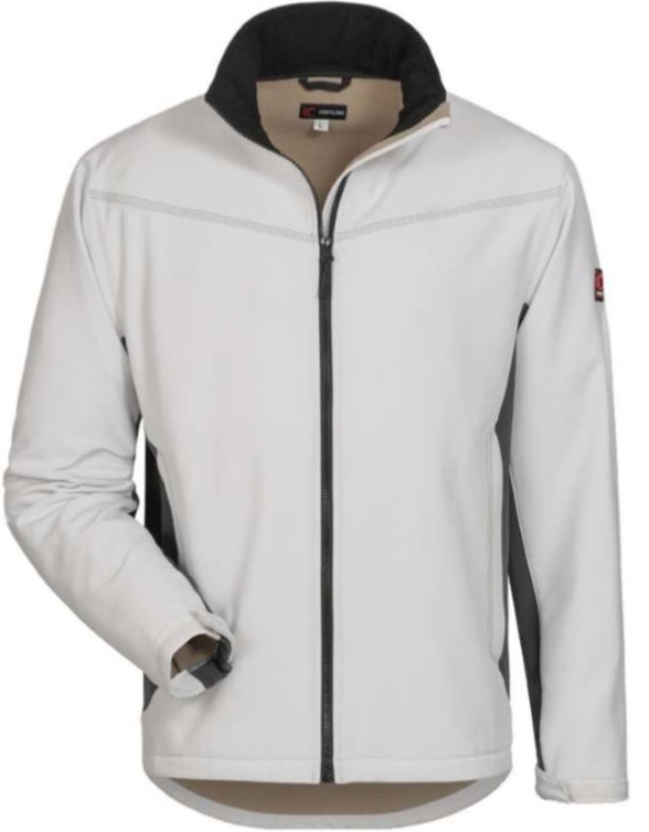 Craftland 19972 LAURIN Softshelljacke weiß-grau