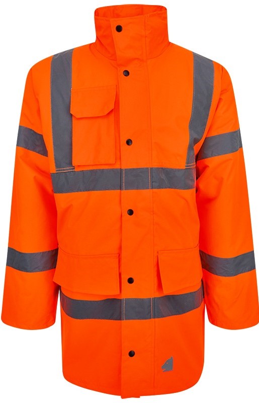 39 Pro-Fit 39 high-visibility rain parka