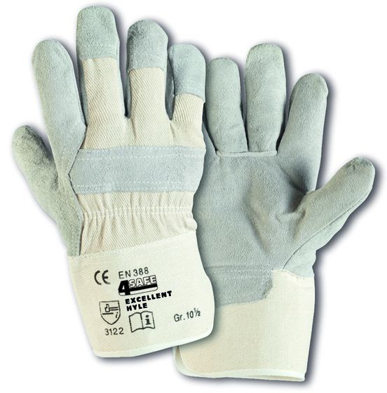 hyle 4Safe HYLE Excellent cow split leather gloves