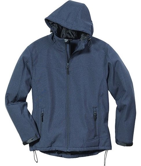 8771-active-thermo-softshelljacke-1 Scheibler Active thermo softshell jacket blue-mottled
