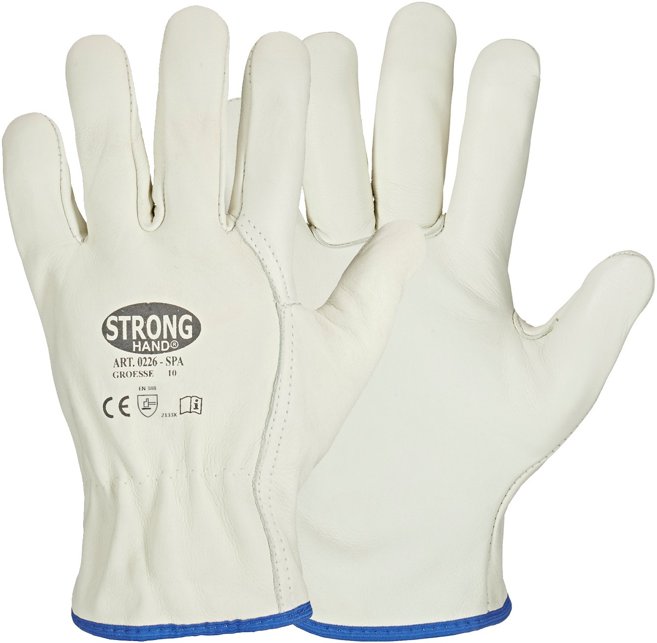 strongHand® - Handschuh K S 0115, naturfarben, Größe 10,5H strongHand® - Handschuh K S 0115, naturfarben, Größe 10,5H