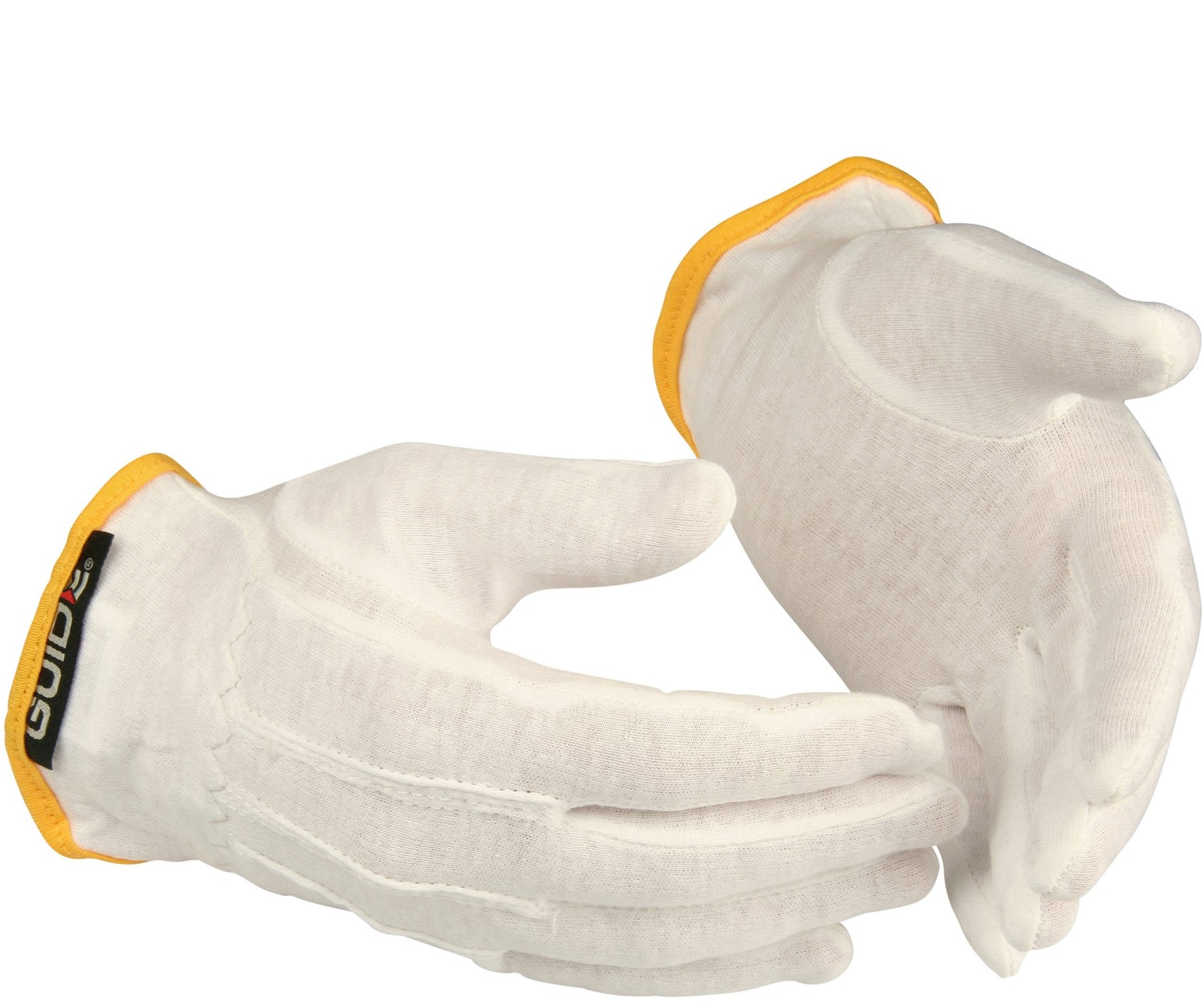 Guide 548 Cotton jersey gloves with piping seams