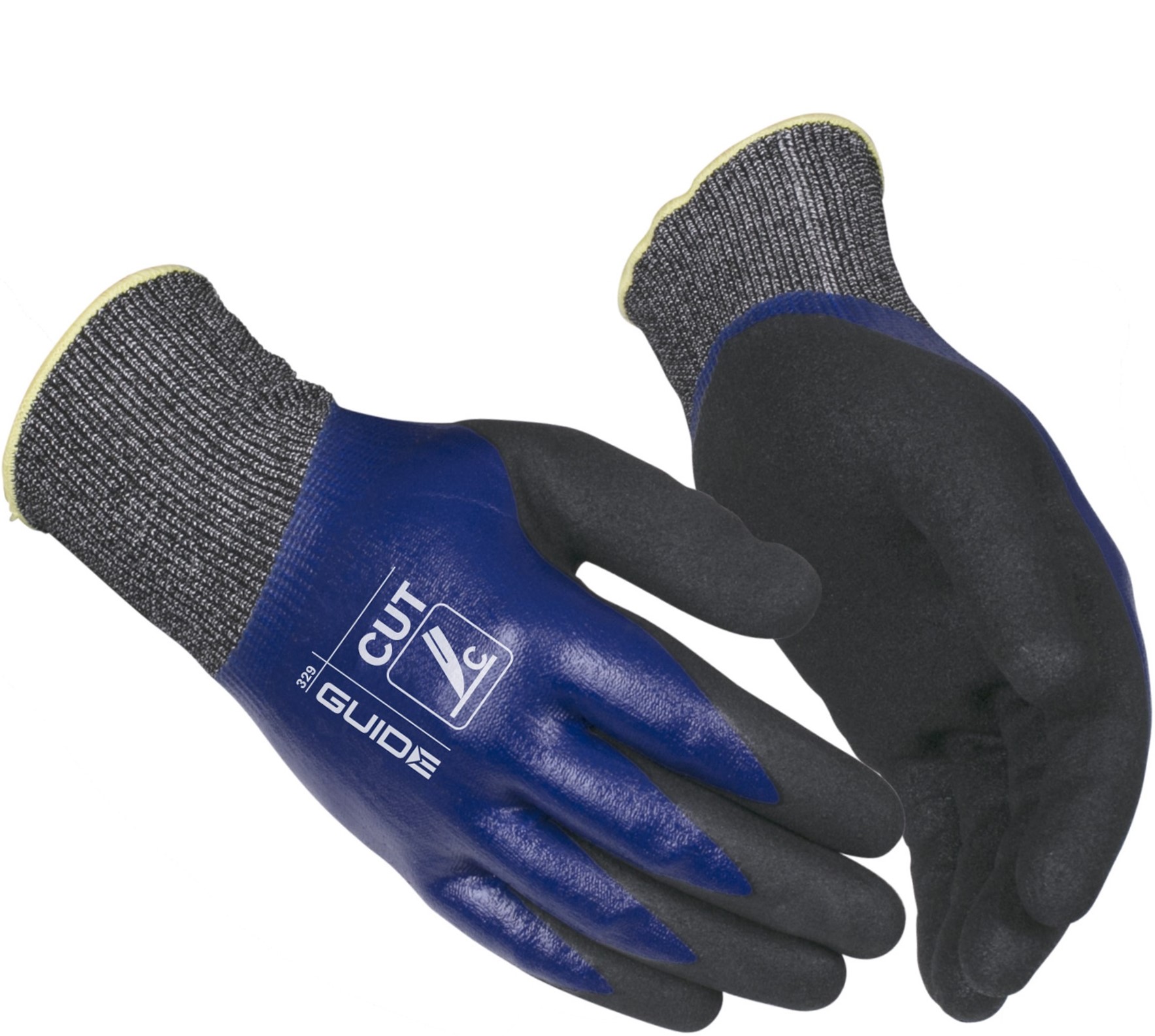 Guide 329 Nitril-Schnittschutzhandschuhe vollbeschichtet Level C