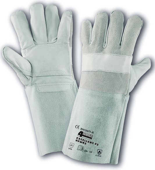 hfwns 4Safe HFWNS welding gloves made of cow grain leather