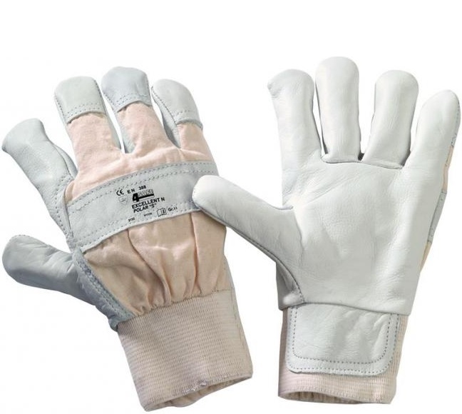 h131r-2 4Safe H131R Winter cow grain leather gloves nature