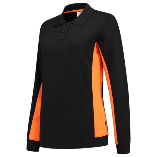 Tricorp 302002 Sweatshirt polo collar bicolor ladies 280 g/m²