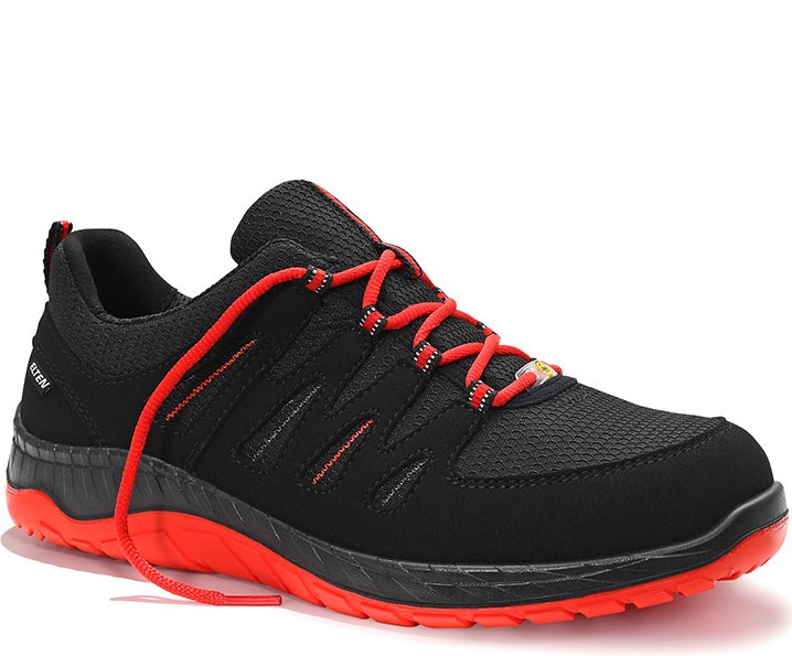 Elten Maddox W black-red Low 729201 Halbschuhe ESD S3