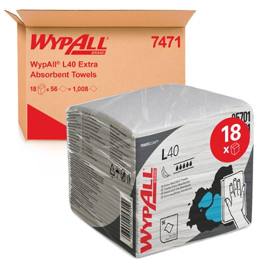 Kimberly Clark cleaning cloth WYPALL L40-7471