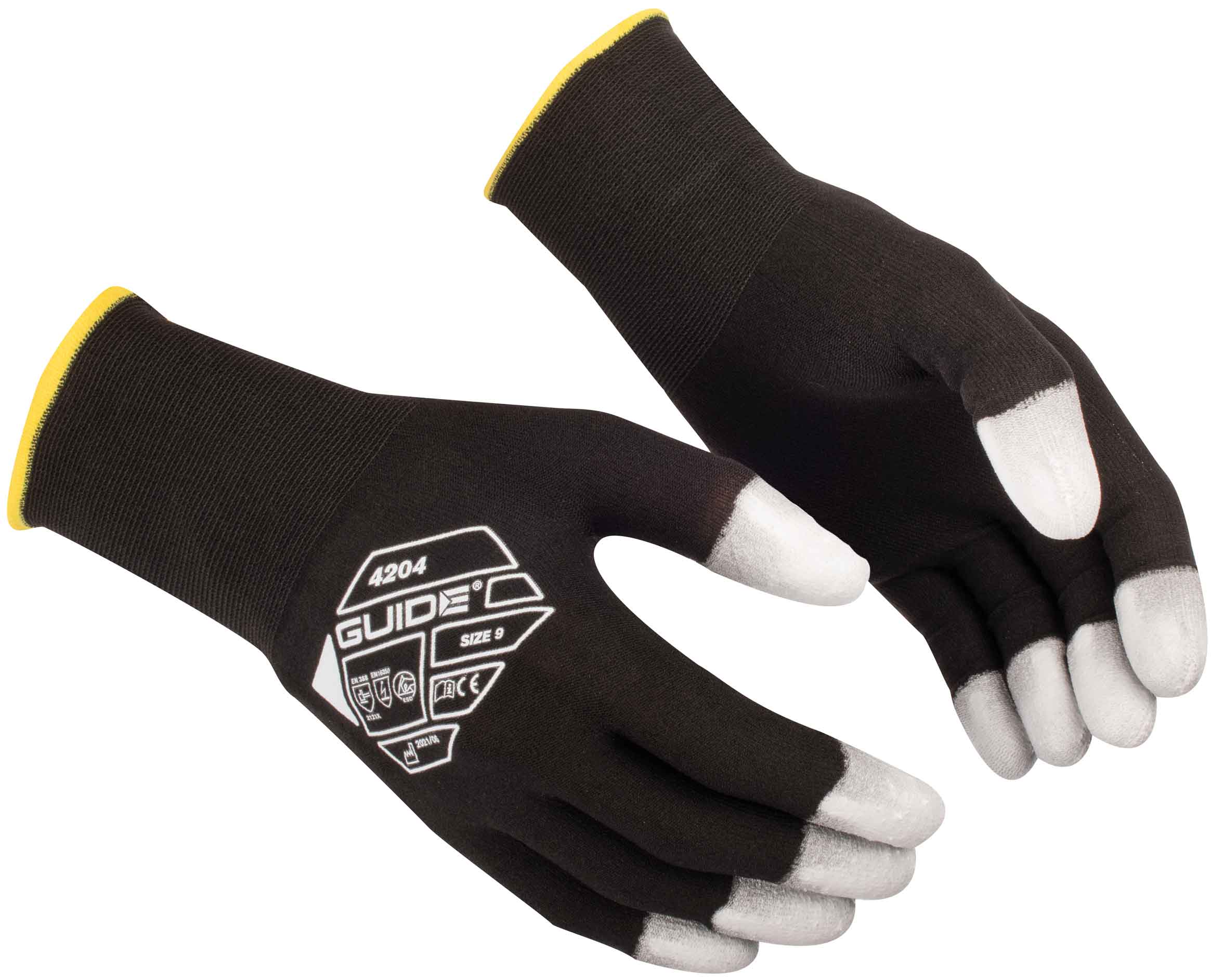4204-guide_2021 Guide 4204 PU protective gloves ESD fingertip coated