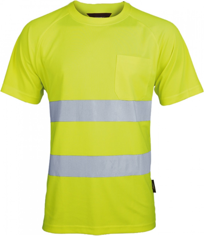 vwt1ay-1 *Discontinued article* Vizwell VWT1AY High visibility cool pass T-shirt bright yellow