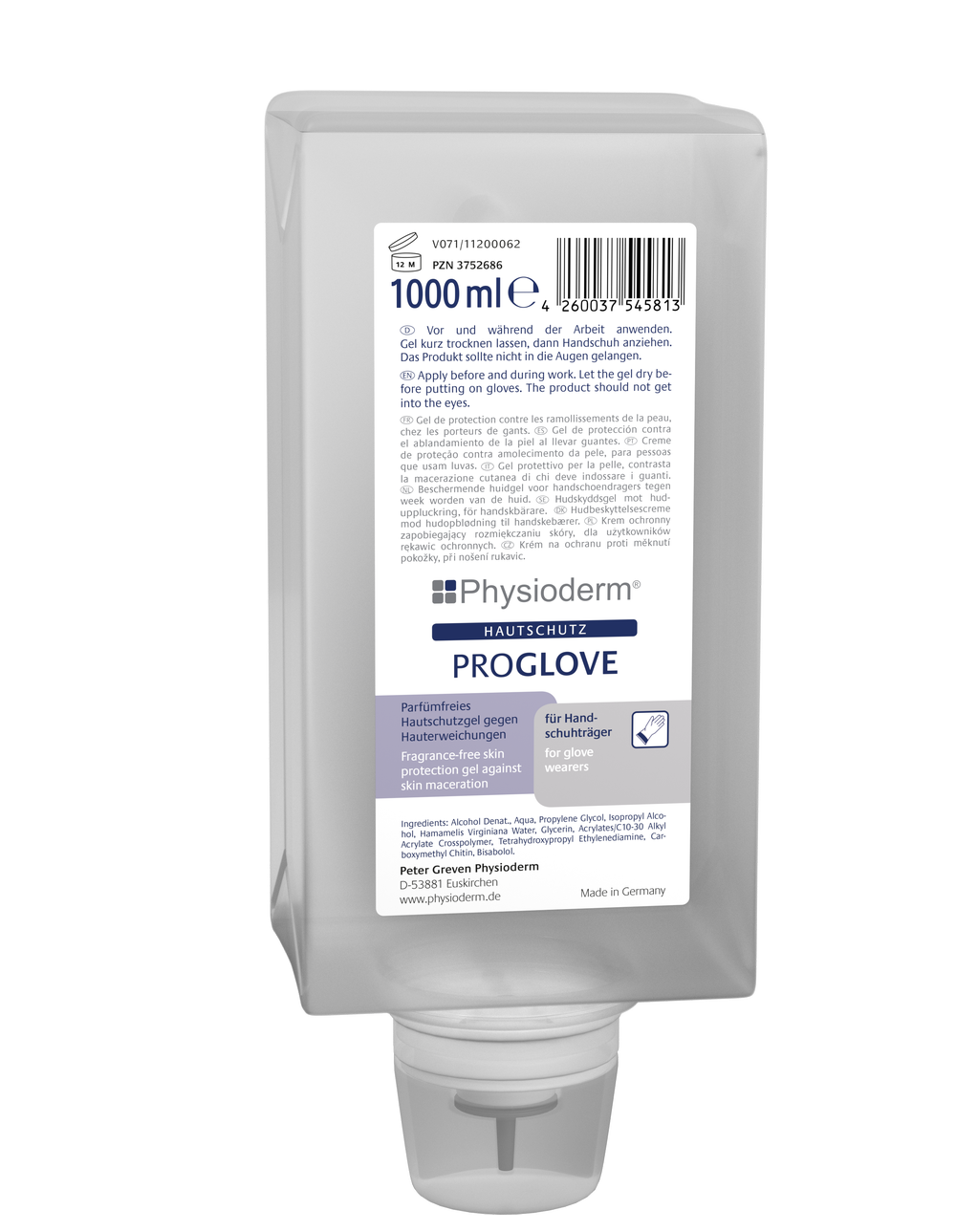 PROGLOVE_1L-Varioflasche_136990010luGFZNHdWJ8z Greven Physioderm 13699001 PROGLOVE 1 liter Vario bottle