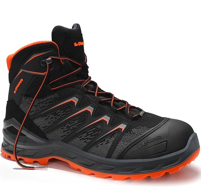 5460-01-1 Lowa Larrox Work GTX Black Mid lace-up boot S3 CI HI HRO SRC