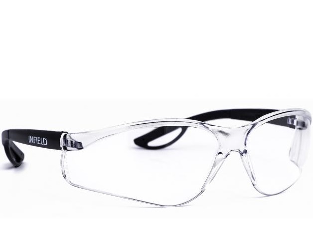 9060105-1 Infield Raptor 9060105 Temple glasses black clear