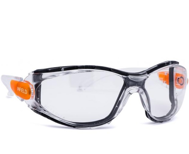 Infield Matador 9230006 temple glasses crystal-orange clear
