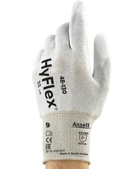 Ansell HyFlex 48-130 PU-Schutzhandschuhe teilbeschichtet