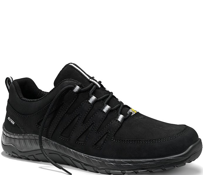 Elten MADDOX black leather Low 929563 Occupational shoe ESD O2