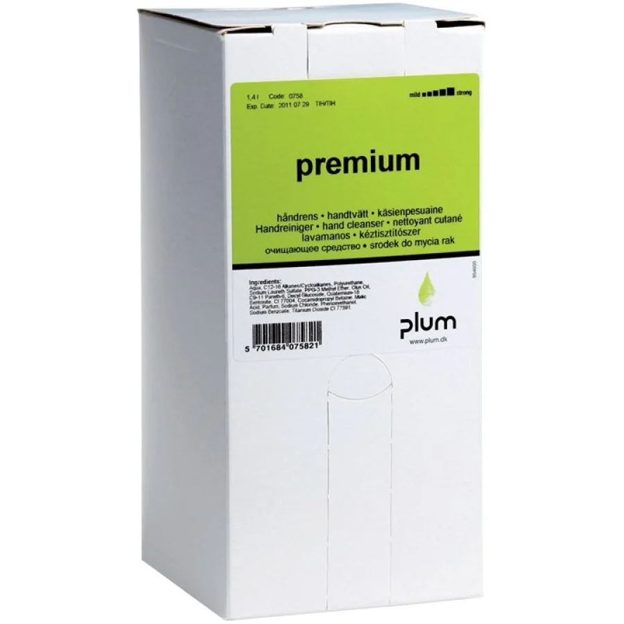 Plum 0618 Hand Cleaner Premium 1,4 Liter Bag-in-Box