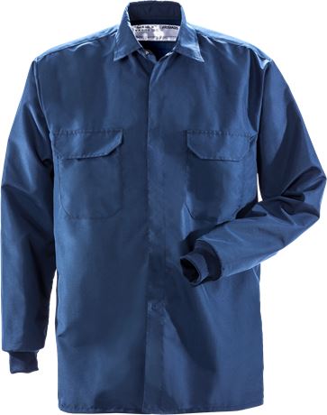 f988af728a36769897c9dd86fd9ca273 Fristads 100635 cleanroom shirt long sleeve 7R011 XA32 blue