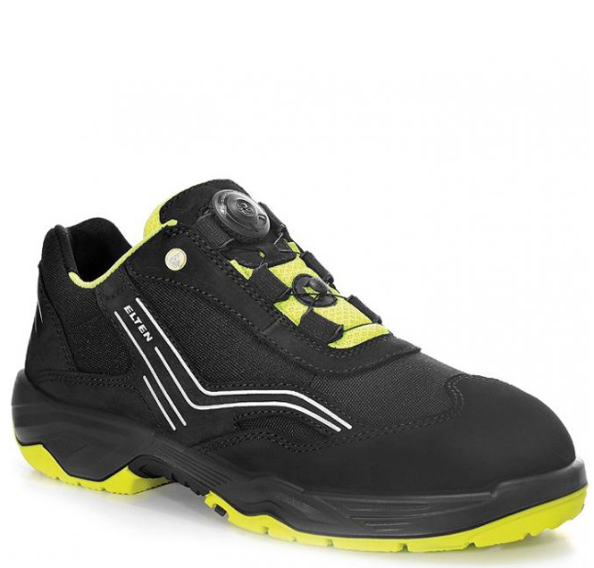 Elten Ambition Boa Low 72752 low shoes ESD S2 black/yellow