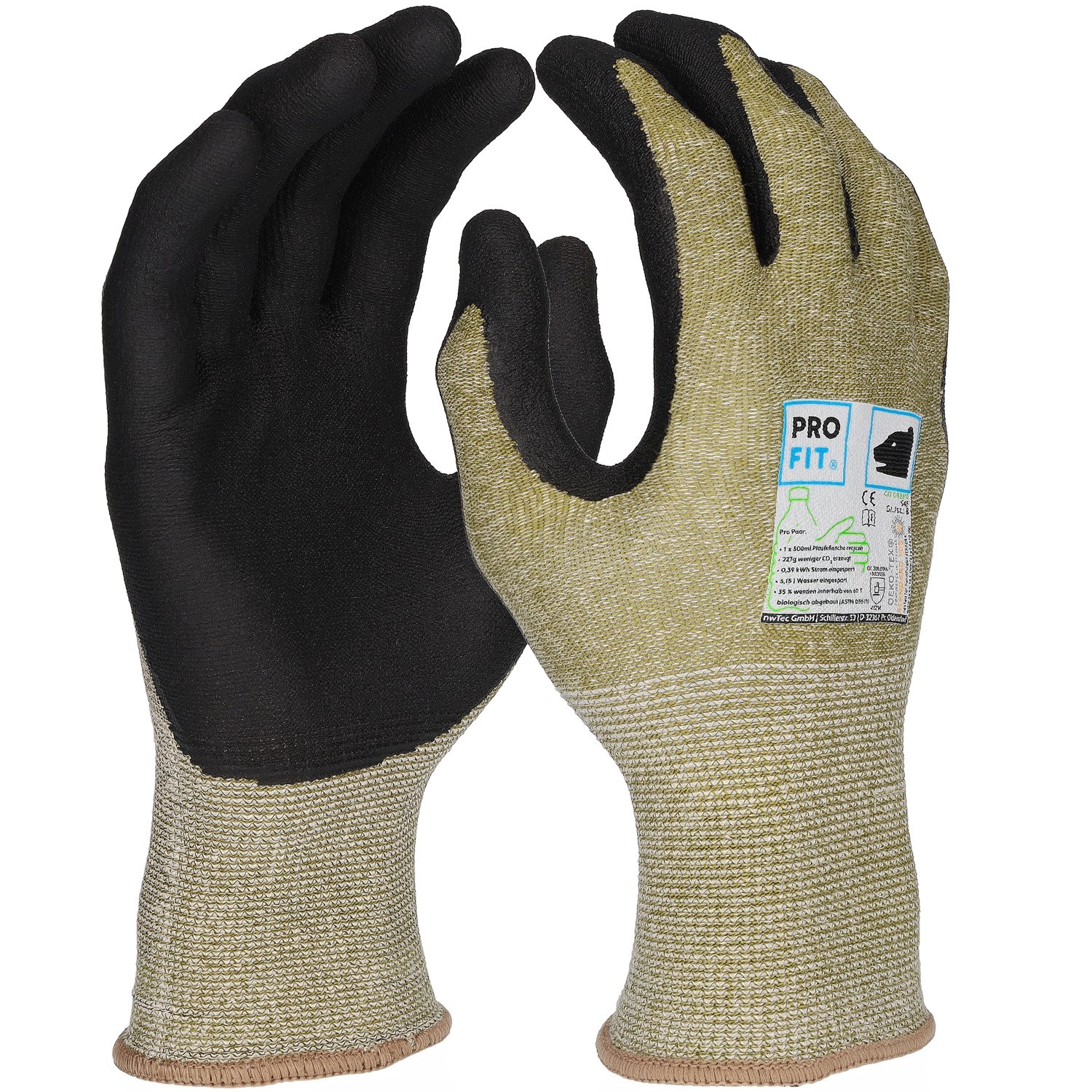 Pro-Fit 545 Go Green Nitrile Foam Fine Knit Glove
