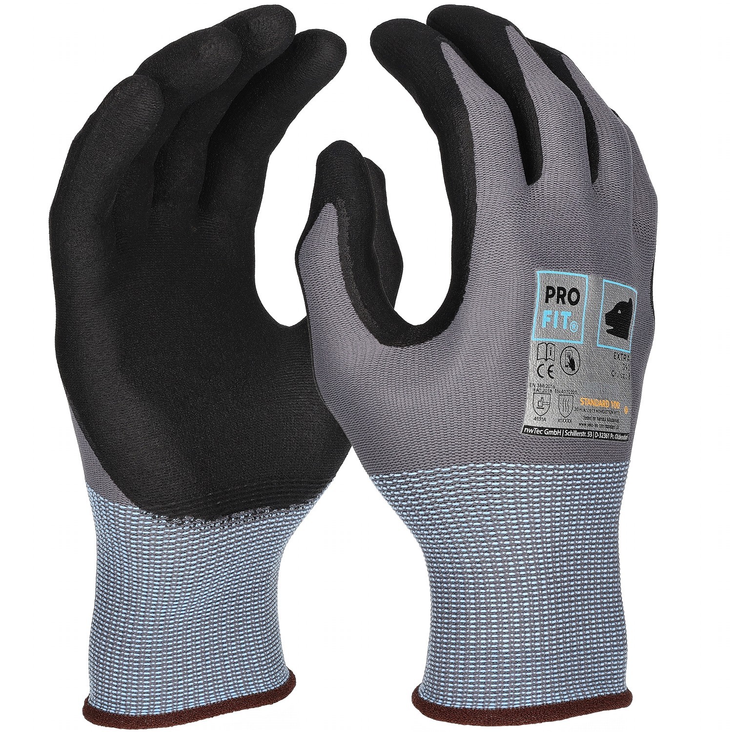 Pro-Fit 393 Nitrile Foam Fine Knit Gloves