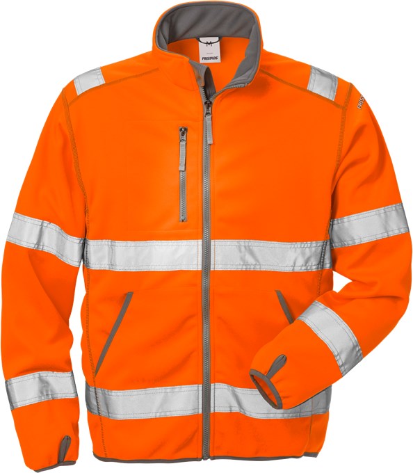f1145554c84934f590afb6cb46bebca4 Fristads 101006 High Vis high visibility soft shell jacket 4840 SSL