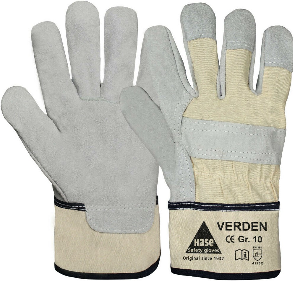 verden Hase 211400 VERDEN Cow split leather protective gloves
