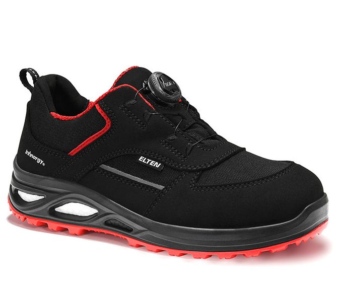 742561-01-1 Elten Hannah XXTL BOA 742561 ladies low shoes black-red Low ESD S3