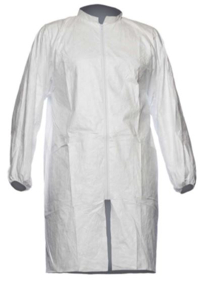 Tector 2941 TYVEK 500 lab coat antistatic white