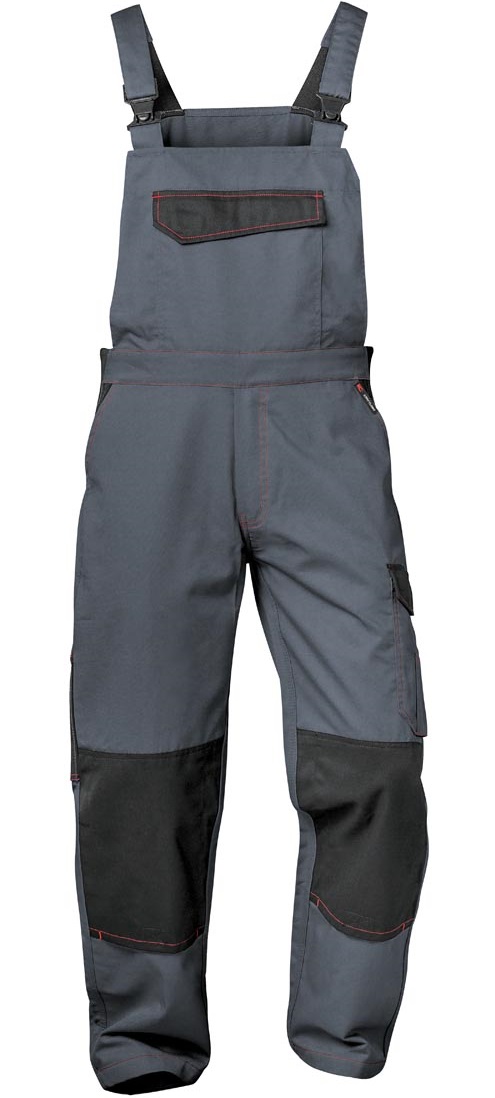 Craftland 22473 Allowed dungarees grey-black