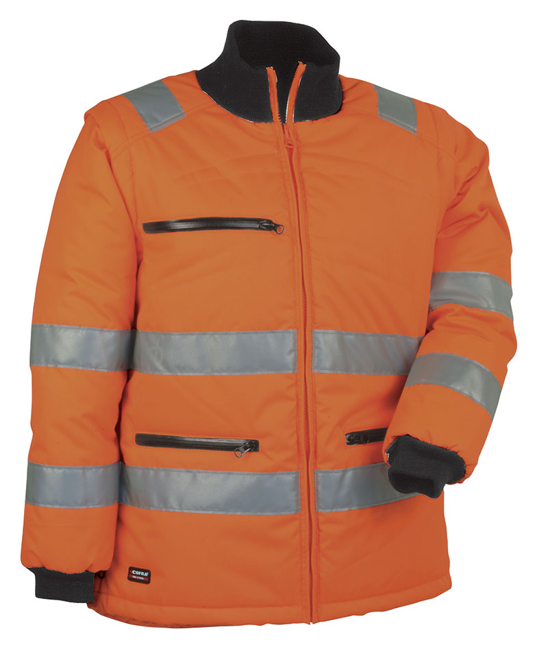 541ab256-f838-43e5-83c9-5c46c0a8018e COFRA Neon V003-0 Warnschutz-Jacke