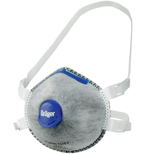 1330vodour-1 Dräger X-plore 1330 FFP3 NR D V Odour fine dust mask 3951218