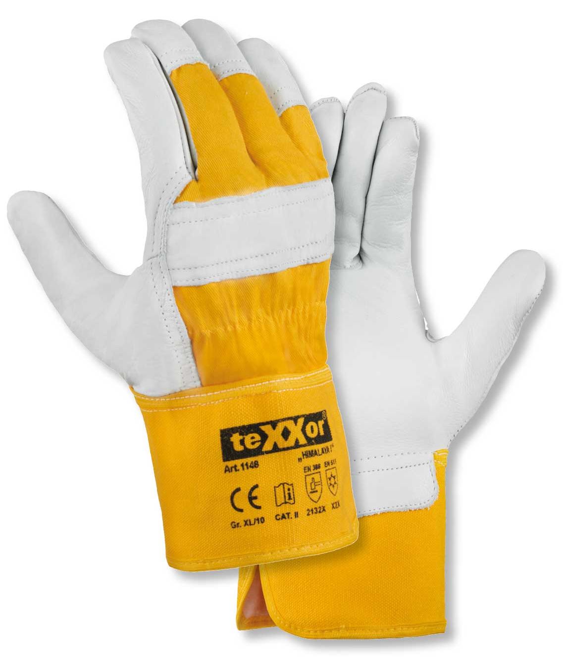 1148_VR_300dpi_rgb texxor 1148 Cow full leather gloves Himalaya I