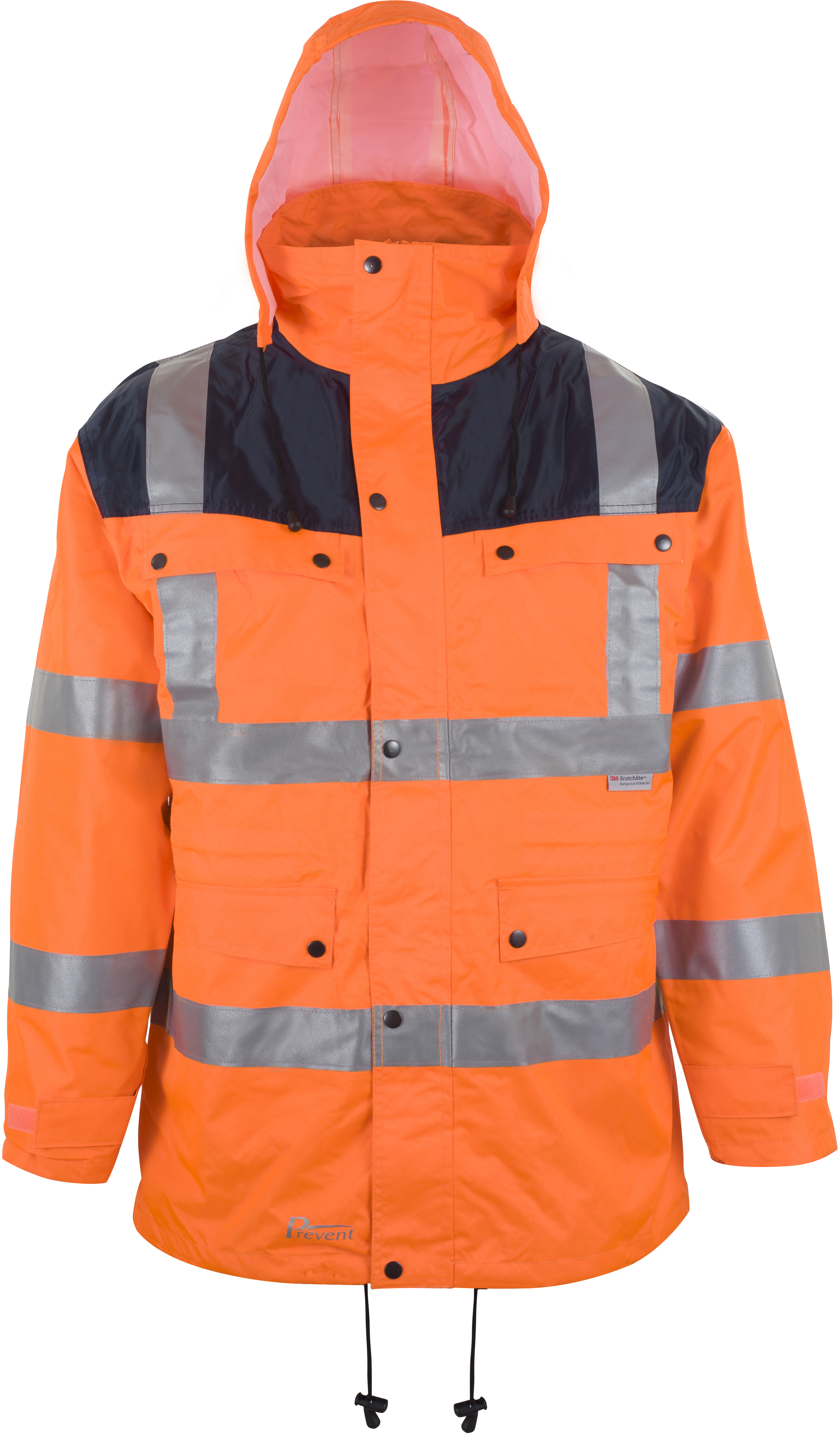 Prevent 3150 Warning protection parka bright yellow-anthracite