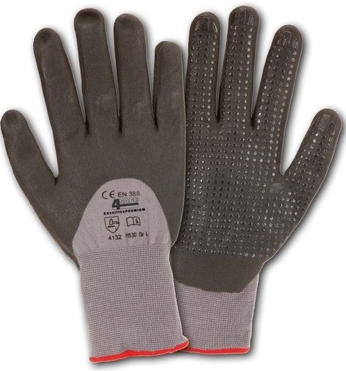 4Safe H530 Excelflex Premium protective gloves with nitrile coating and studs