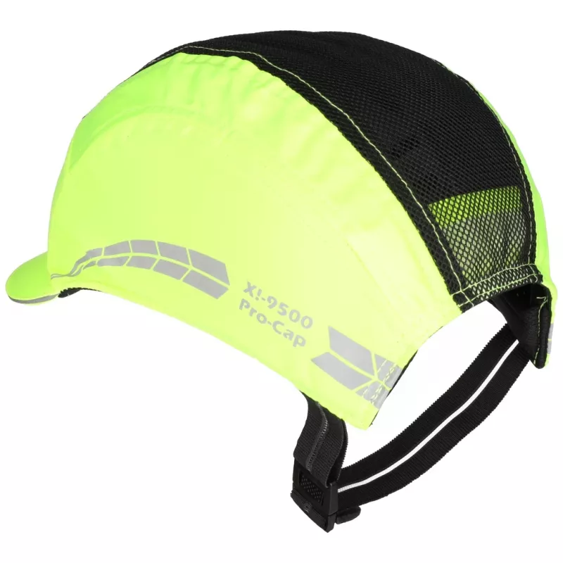 Pro-Fit 9570 Anstoßkappe X!-9500 Pro Cap, neongelb, kurzer Schirm 2,5 cm