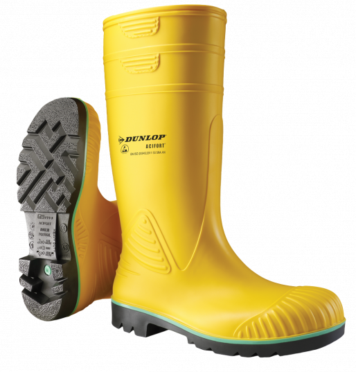 Dunlop Acifort Heavy Duty Full Safety ESD Boots A4422B1 ESD yellow S5