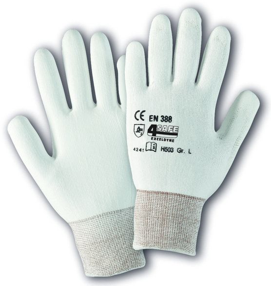 h503-1 4Safe H503 Exceldyne cut resistant gloves white