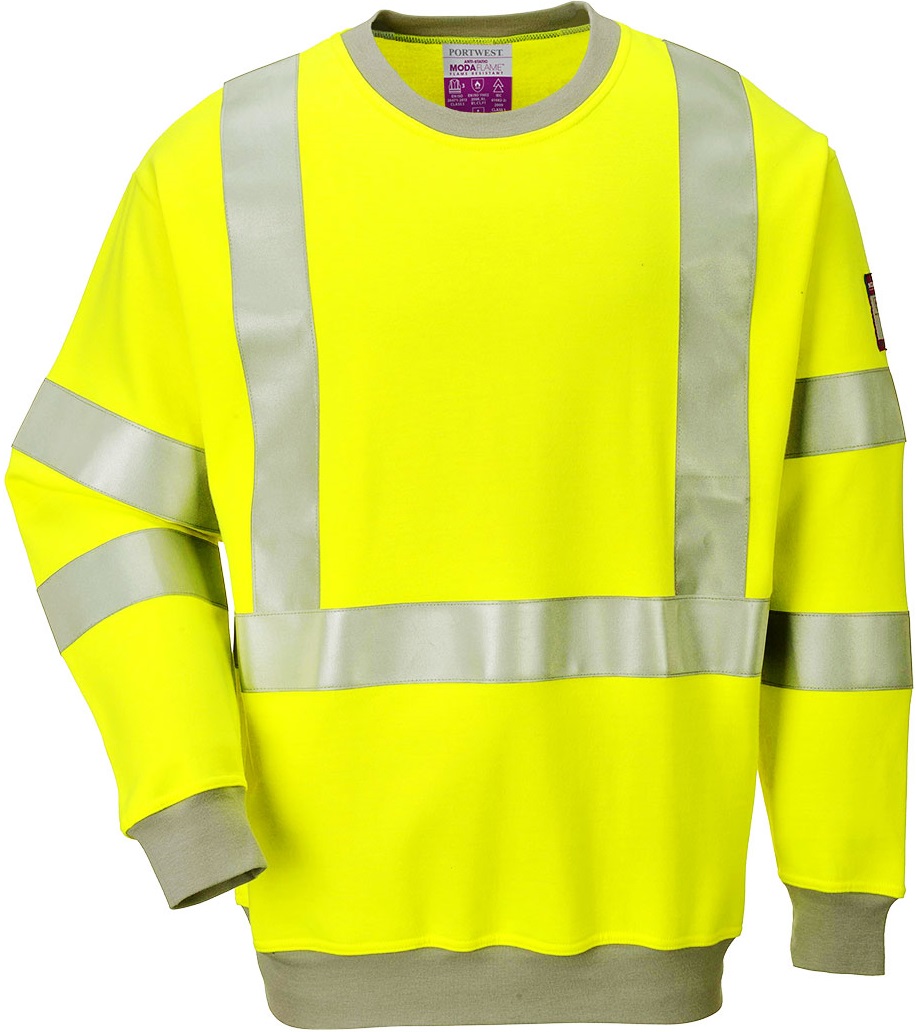 Portwest FR72 Warnschutz-Sweatshirt flammhemmend antistatisch