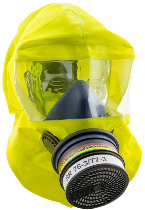 H15-3212_001 Sundström escape hood H15-3412 SR 77-3 ABEK1-CO-P3 M/L stat