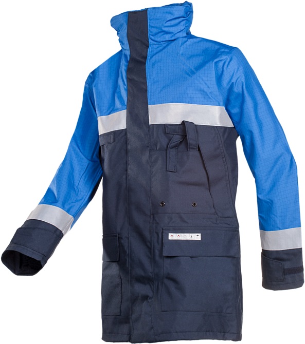 3074_019___SIL Sioen Duffel 3074N3EF7 flame retardant antistatic rain jacket