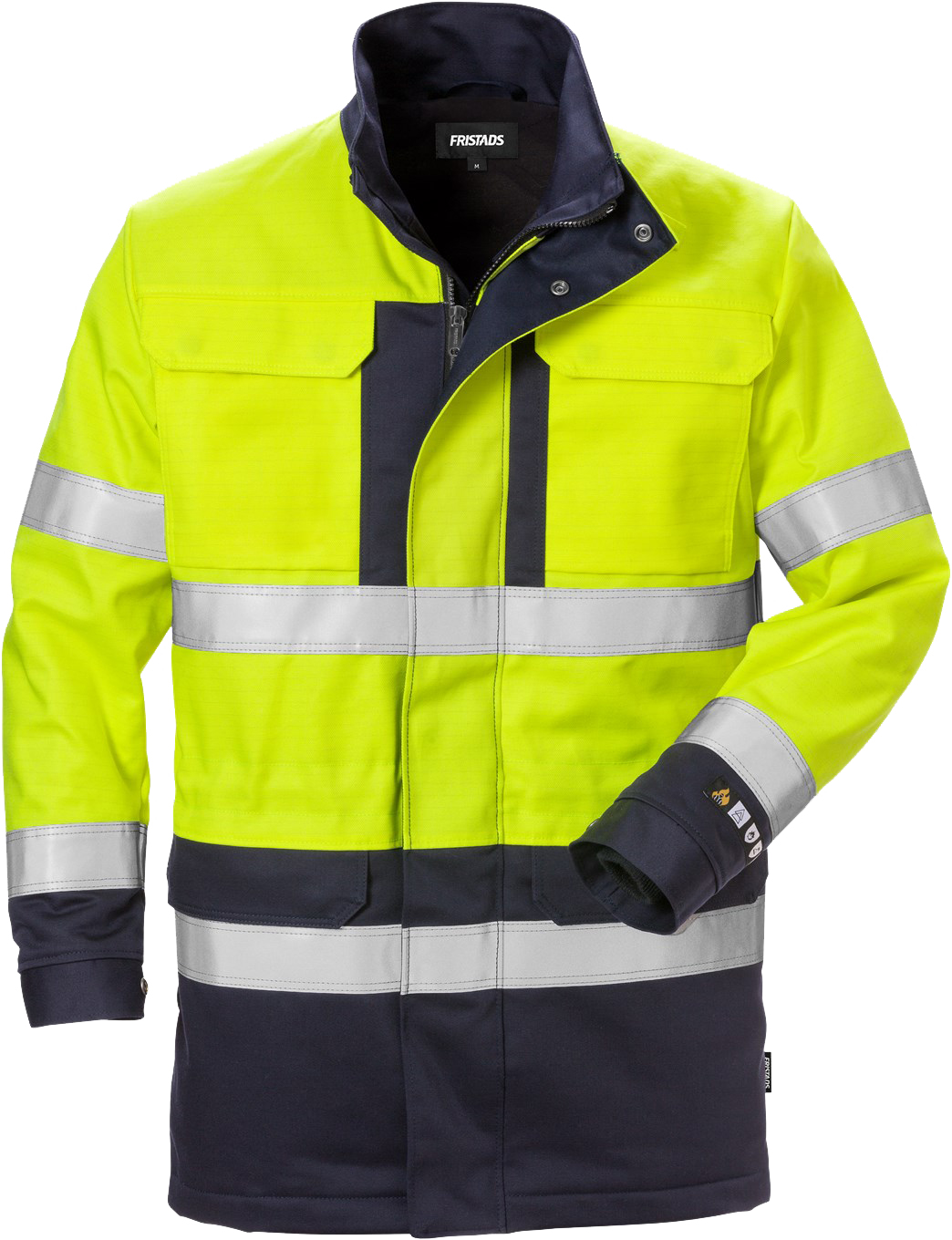 0df31e4badc8dbf55babadb53391db69 Fristads 125947 Flame High Vis Winter Parka Cl. 3 4589 FLAM