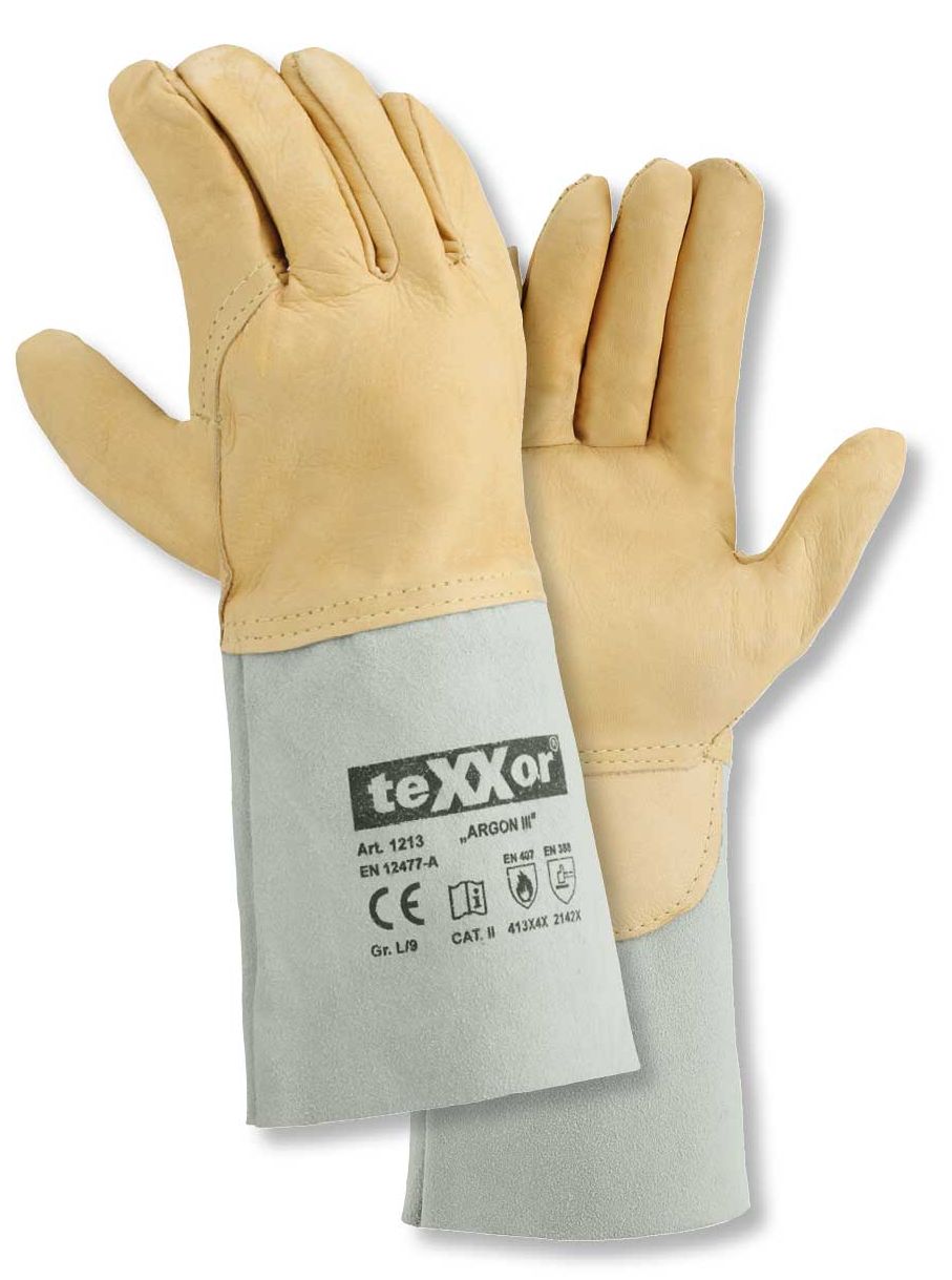 1213_VR_300dpi_rgb texxor 1213 Welding gloves Argon III