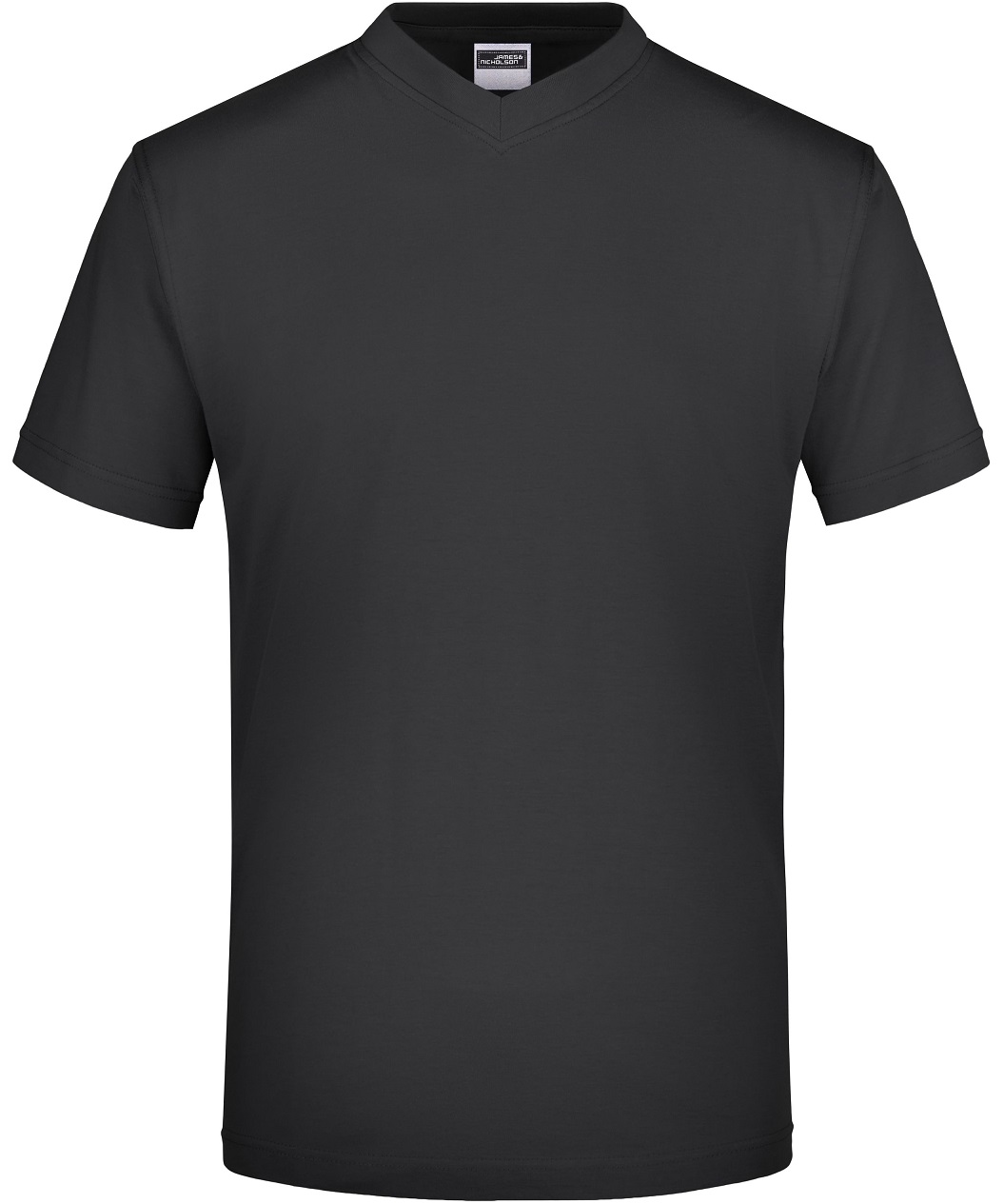 JN003_black James & Nicholson JN003 Men's V-T Medium T-Shirt in 11 Colors