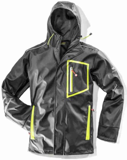6032 Bullstar 6032 ULTRA Regenjacke schwarz-lime
