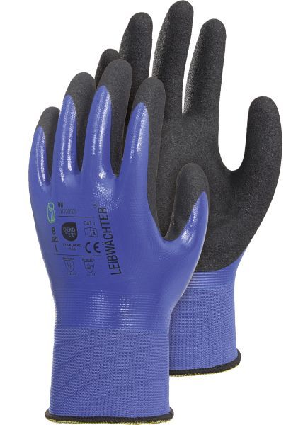 Leibwächter LW3009 Oil Polyester-Handschuh mit Nitril-Beschichtung