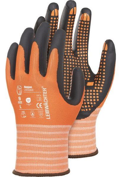 Leibwächter LW3006  Nylon-Spandex-Handschuh mit Nitril-Beschichtung 